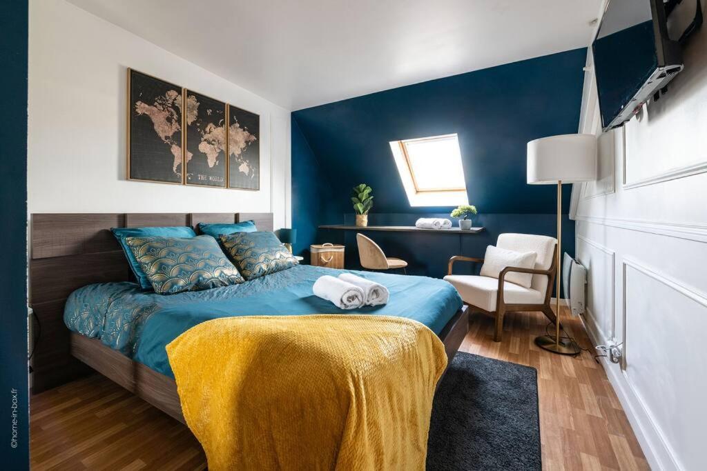 Apartamento La Belle Echappee Parisienne - Gare - Hyper Centre Les Mureaux Exterior foto