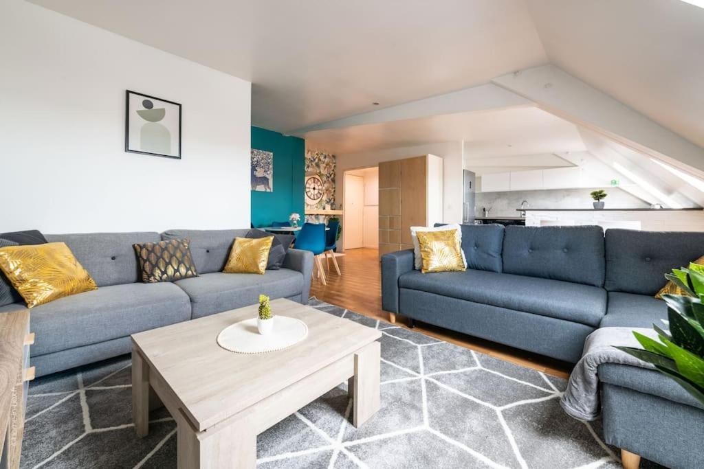 Apartamento La Belle Echappee Parisienne - Gare - Hyper Centre Les Mureaux Exterior foto